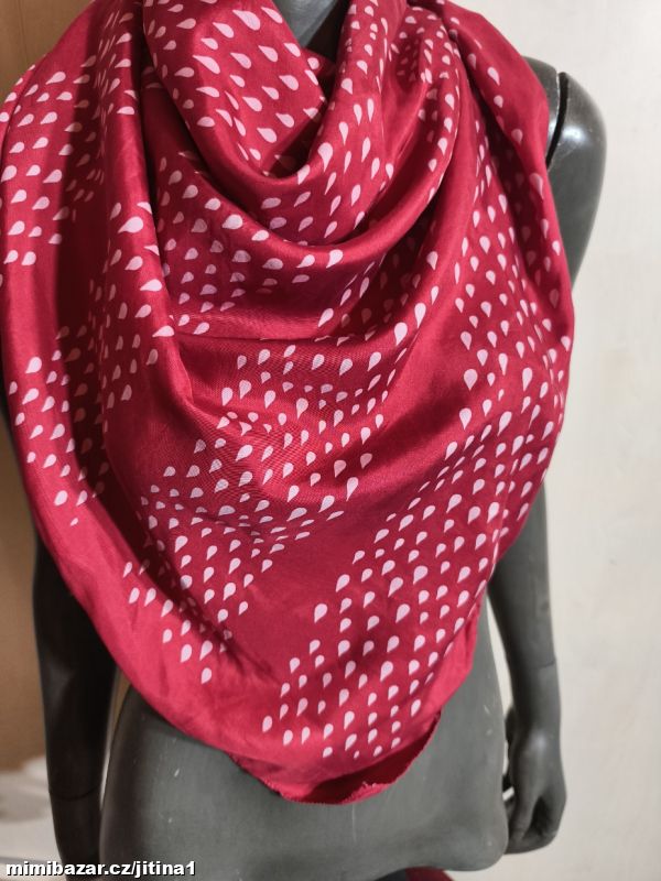 Hedvábný šátek vintage