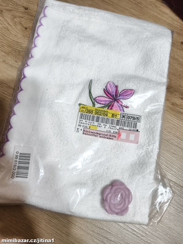 2x malý froté ručník