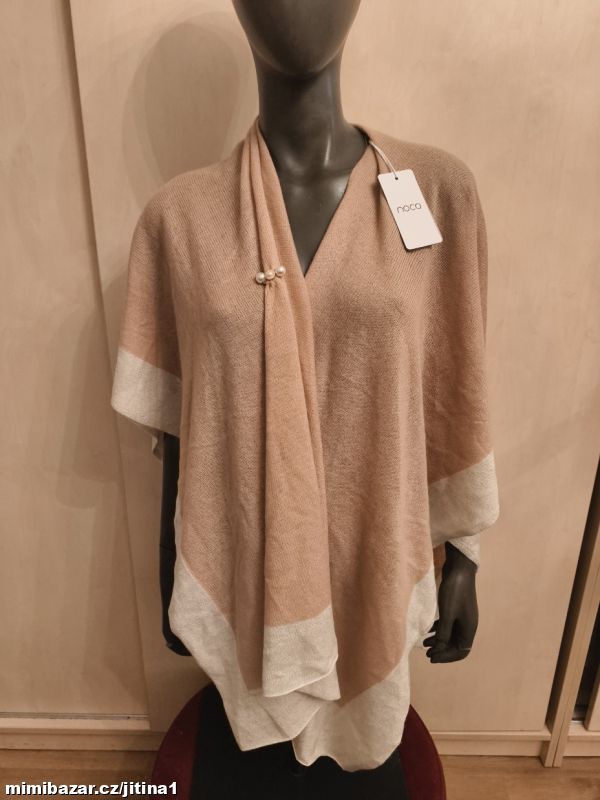 Kašmírové pončo nove ale vada