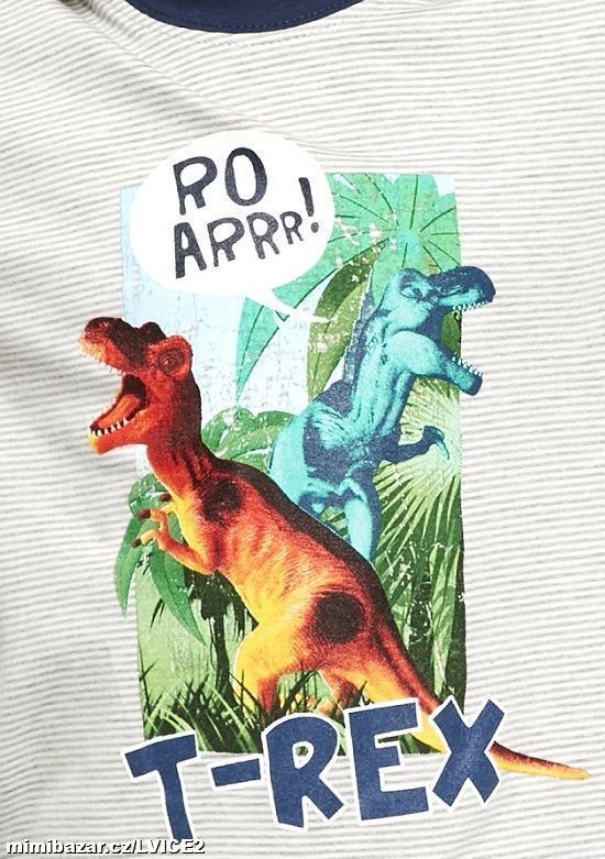 Pyžamo Cornette 86/92 Dino Tyranosaurus