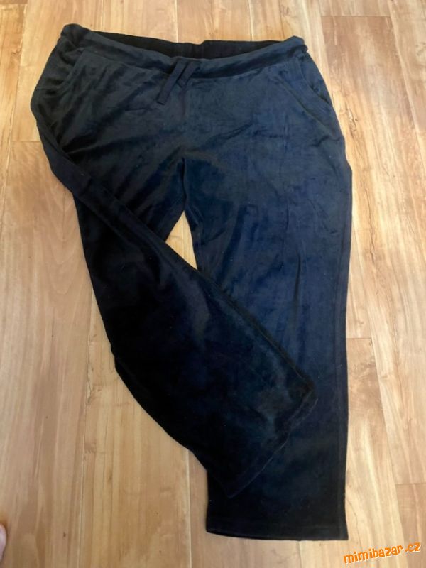 Sametové kalhoty vel. XL / 50