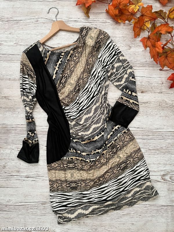 VZOROVANÉ PRUŽNÉ ŠATY SOPHIA BOHEMIA