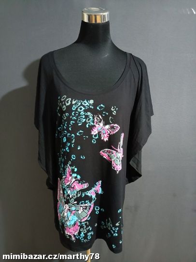*** MOC KRÁSNÉ DÁMSKÉ TRIKO S POTISKEM, VEL.L ***