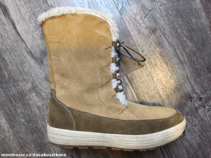 Teplé kožené boty McKINLEY v.41