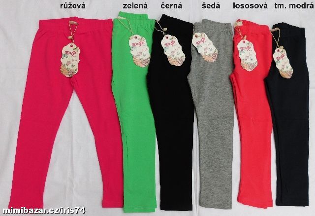 Jednobarevné legíny Kugo