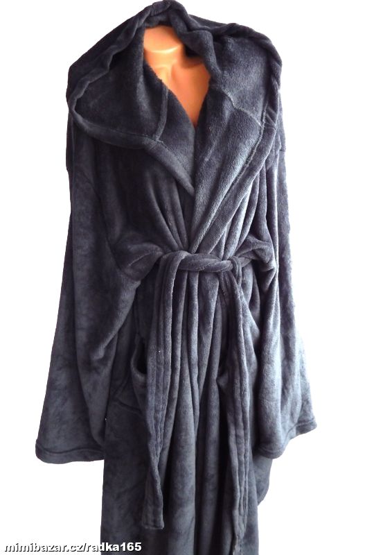Heboučký župan s páskem vel.5XL56/58 ...outlet