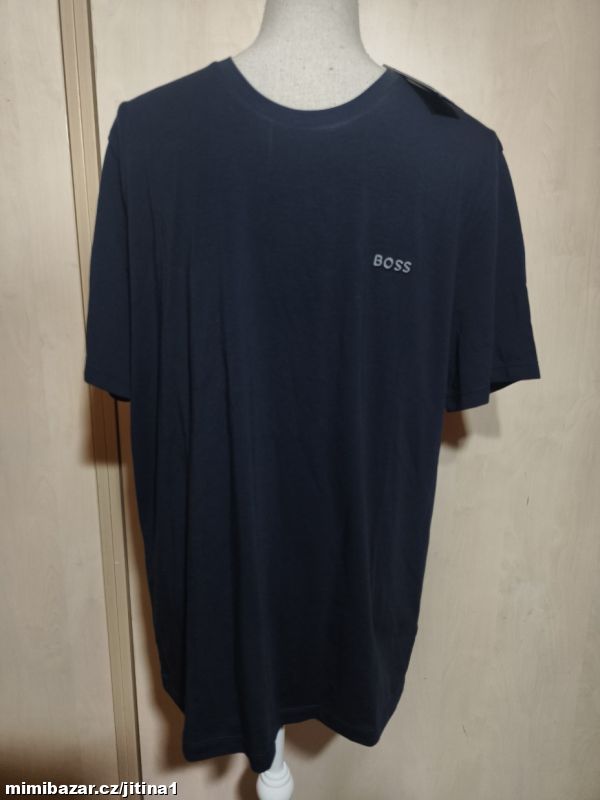 Hugo boss triko modré pánské vel M-L