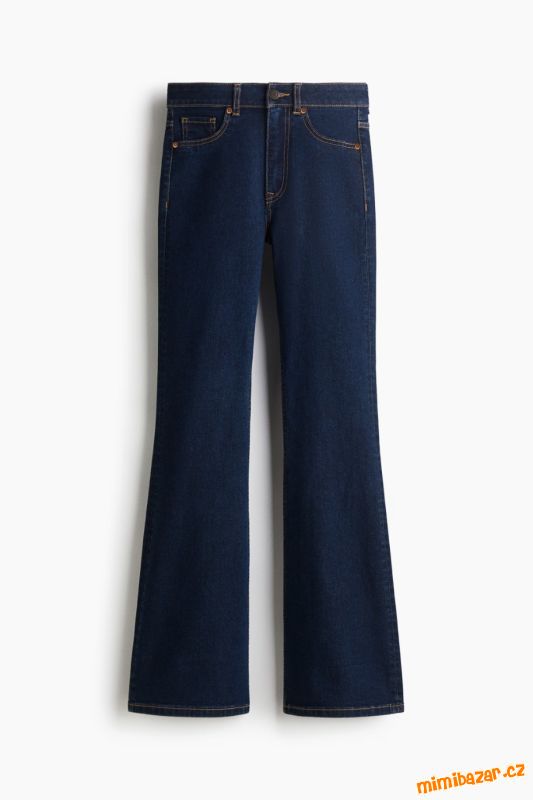 TM. MODRÉ DŽÍNY/RIFLE FLARED