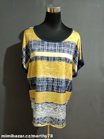*** KRÁSNÉ DÁMSKÉ VZOROVANÉ TRIKO, VEL.XL ***