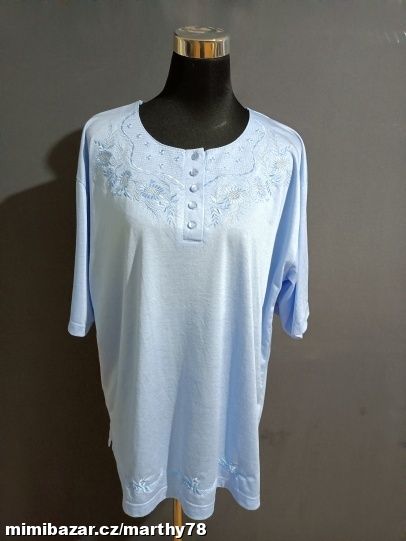 *** KRÁSNÉ DÁMSKÉ TRIKO S VÝŠIVKOU, VEL.XXL ***