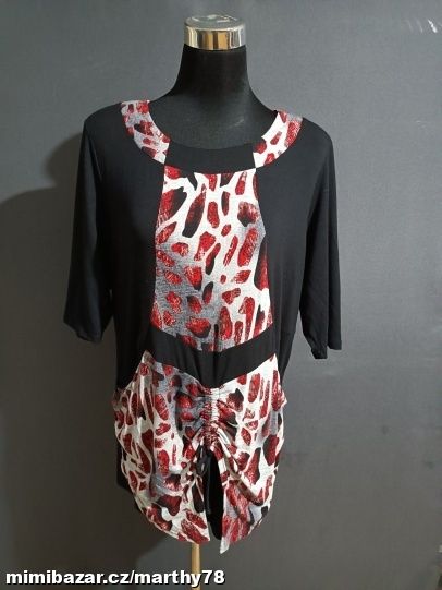 *** KRÁSNÉ DÁMSKÉ VZOROVANÉ TRIKO, VEL.L ***