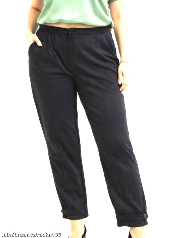 Zajímavě šité kalhoty s kapsami vel.3XL/46..outlet