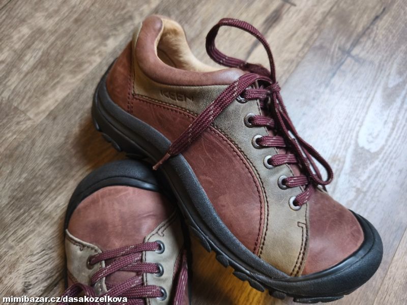 Unisex kožené boty KEEN v.38, 5