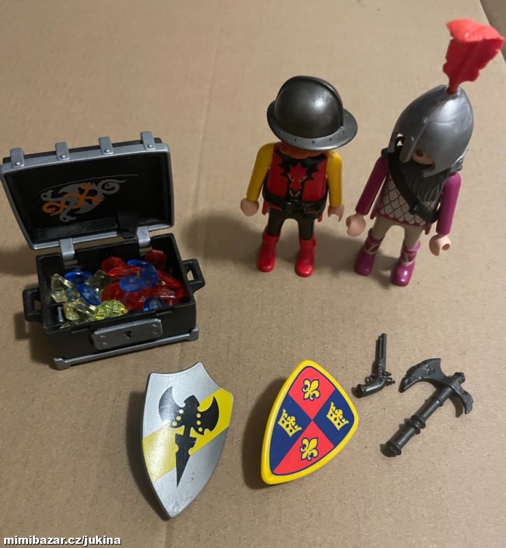 PLAYMOBIL vojáci a truhla plná drahokamů č. 6173