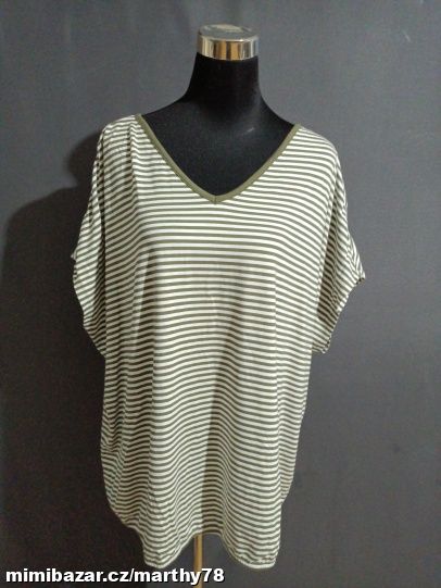 *** KRÁSNÉ DÁMSKÉ TRIKO S PROUŽKEM, VEL.4XL ***