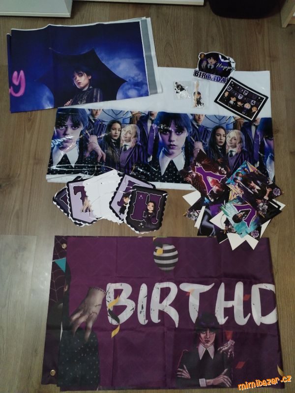 Wednesday výzdoba narozeninová