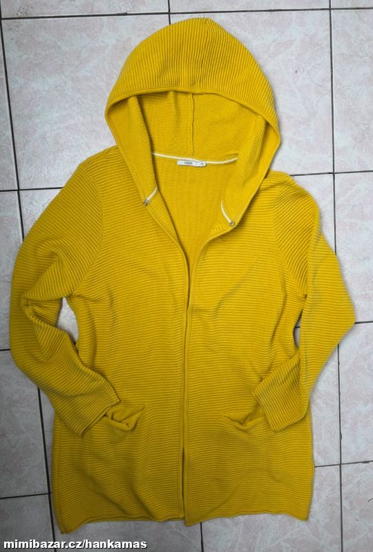Krásný okrový cardigan CECIL -46(XL)