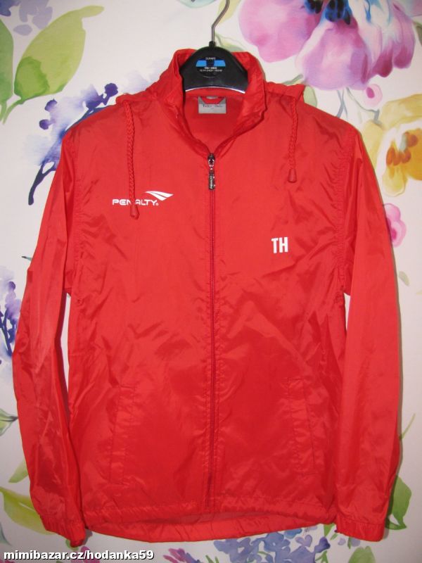 Dětská sportovní bunda s kapucí, větrovka PENALTY
