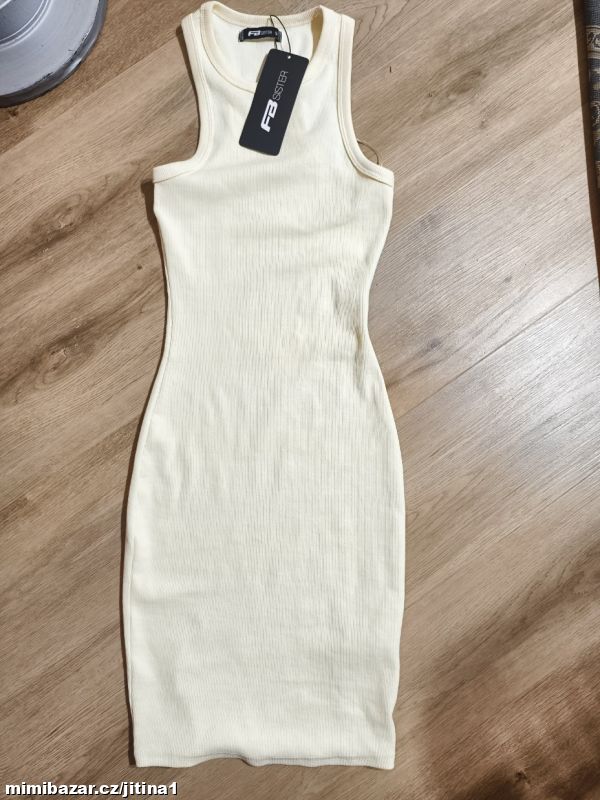 Šaty triko dlouhe Fishbone vel s