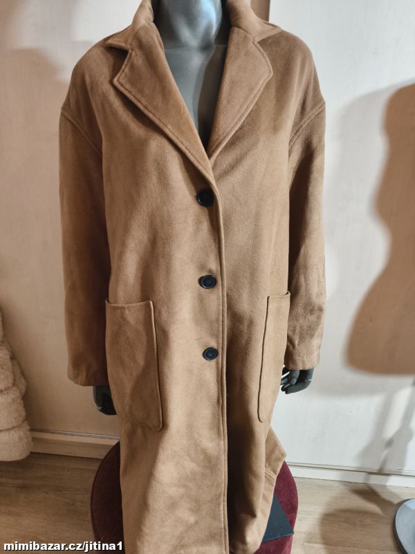 Lehčí kabát camel barva haylis vel m