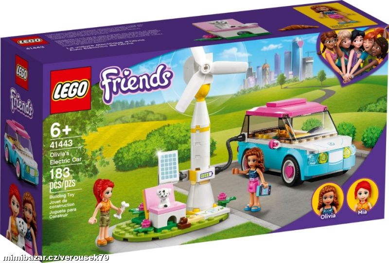 LEGO Friends 41443 Olivia a její elektromobil