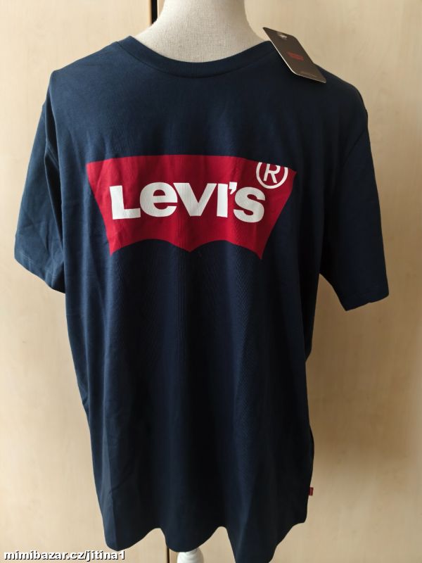 Levi's pánské triko modré vel L Bavlna