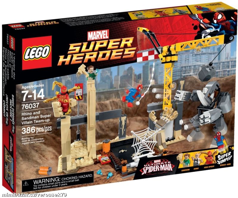 Lego Super Heroes 76037 Superzlosynové Rhino a San