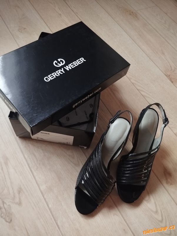 Černé střevíčky vel.41 Gerry Weber N.O.V.É.