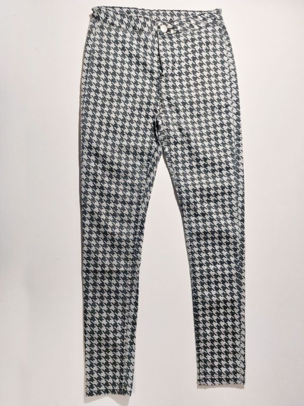 Džínové kalhoty, úzké vzorované džíny