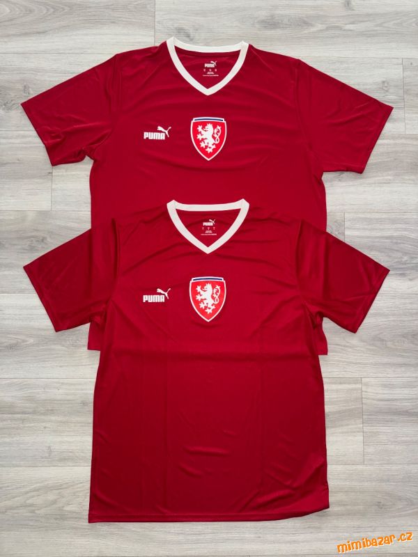 2 x fotbalové tričko PUMA, vel. XL a L, 