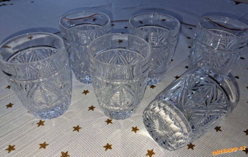 Sada retro skleniček 6ks