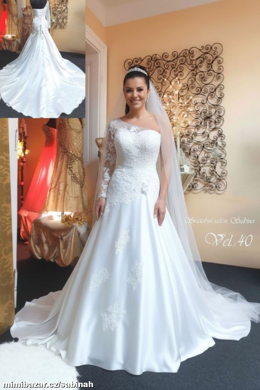 ZÁMECKÉ SVATEBNÍ ŠATY vel.40