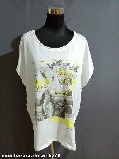*** KRÁSNÉ DÁMSKÉ TRIKO S POTISKEM, VEL.XL ***