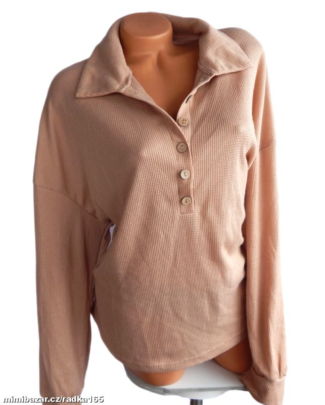 Modní měkoučké triko vel.46/48