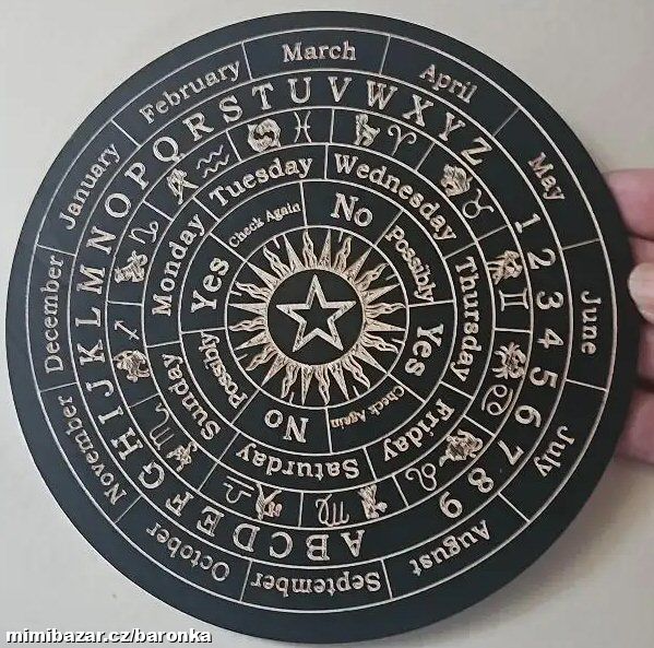 Magický černý věštecký kruh: Vaše brána k mystériu