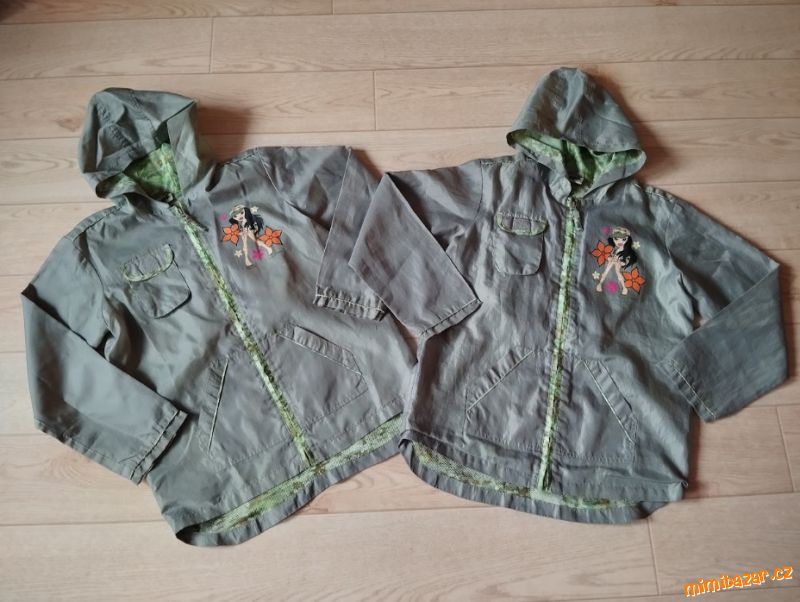 Bratz šusťáková bunda vel.146/ 10-11 let maskáč 2×
