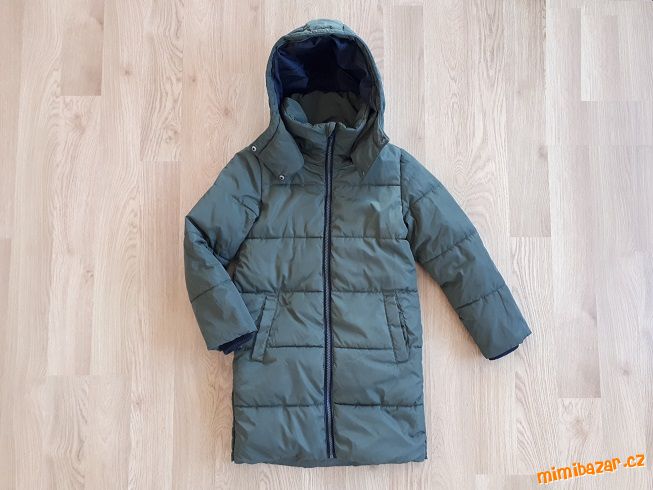 VATOVANÁ BUNDA • PROŠÍVANÝ KABÁT • vel. 134-140