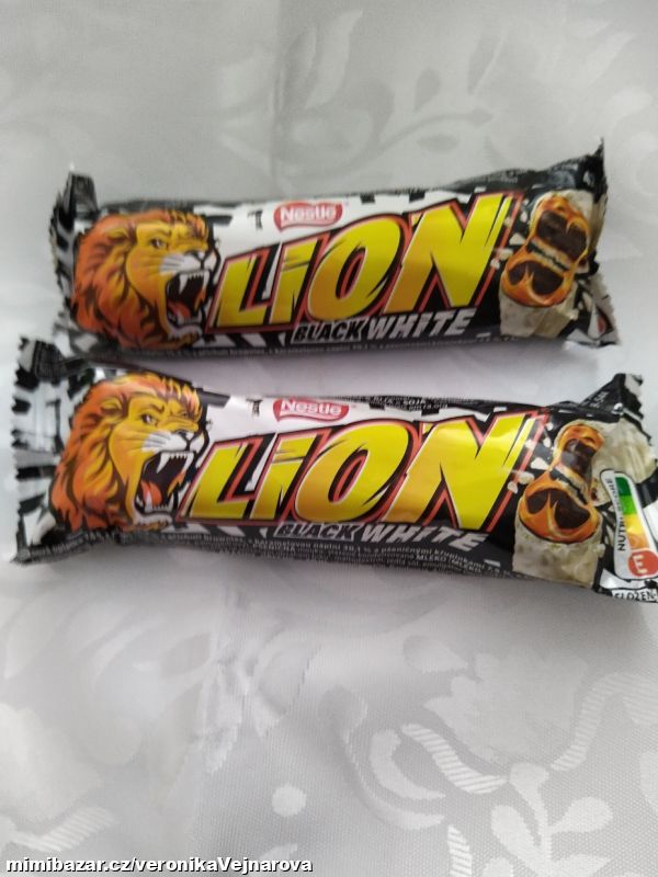 Lion Black White