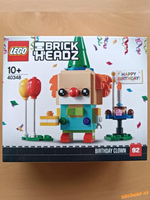 ☘ Lego BrickHeadz 40348 Narozeninový klaun ☘
