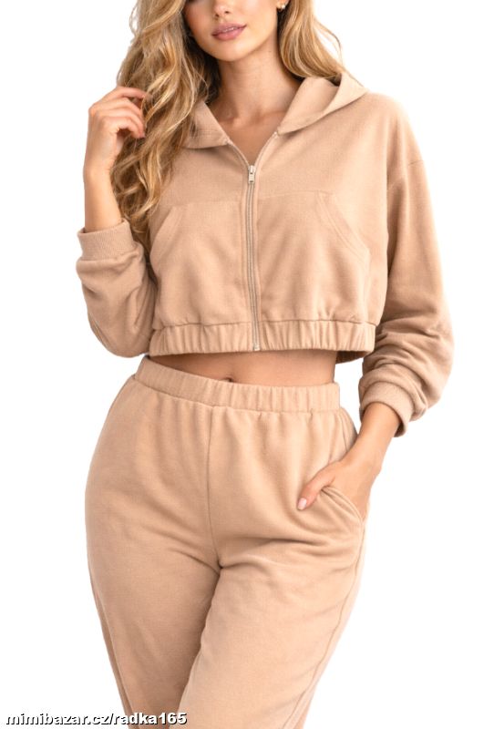 Modní crop komplet teplákovka vel.44/46 ...outlet