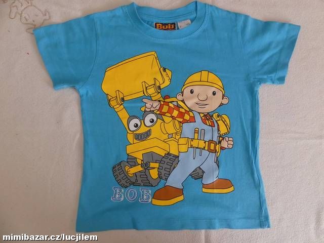 Tričko Bořek Stavitel tyrkysové