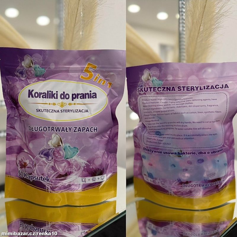 Prací kapsle 5 v 1 – 50 kapslí - skladem