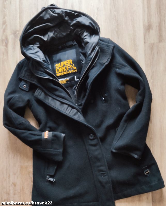 LUXUSNÍ KABÁT SUPERDRY L