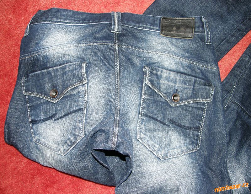tmavě modré rifle / džíny / kalhoty