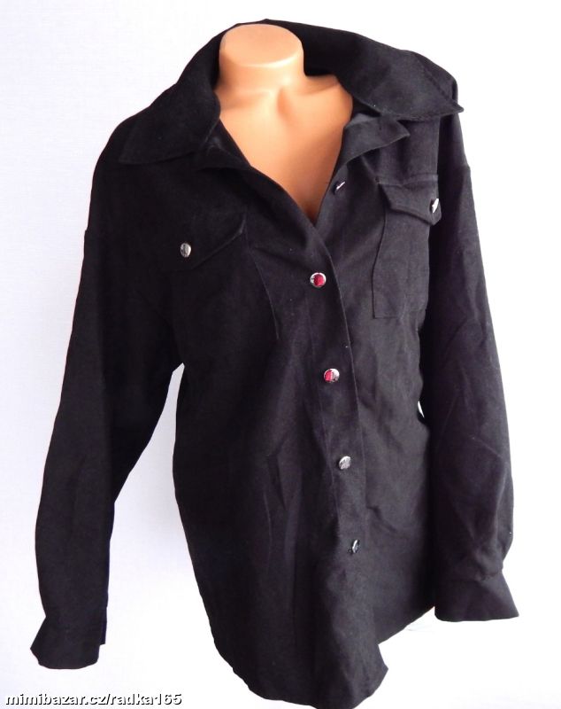 Příjemná košile z jemného manšestru vel.48/50