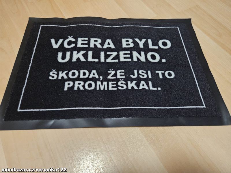 Rohožka Aladin - Včera bylo uklizeno 40 × 60 cm