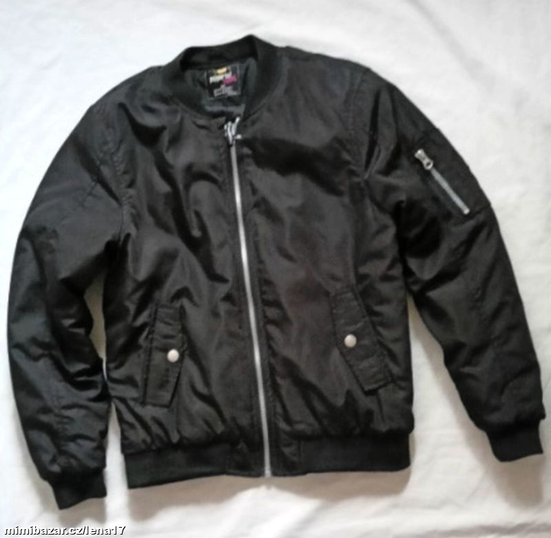 ČERNÁ BUNDA, PODZIM-ZIMA, 12-13 let, 158 cm