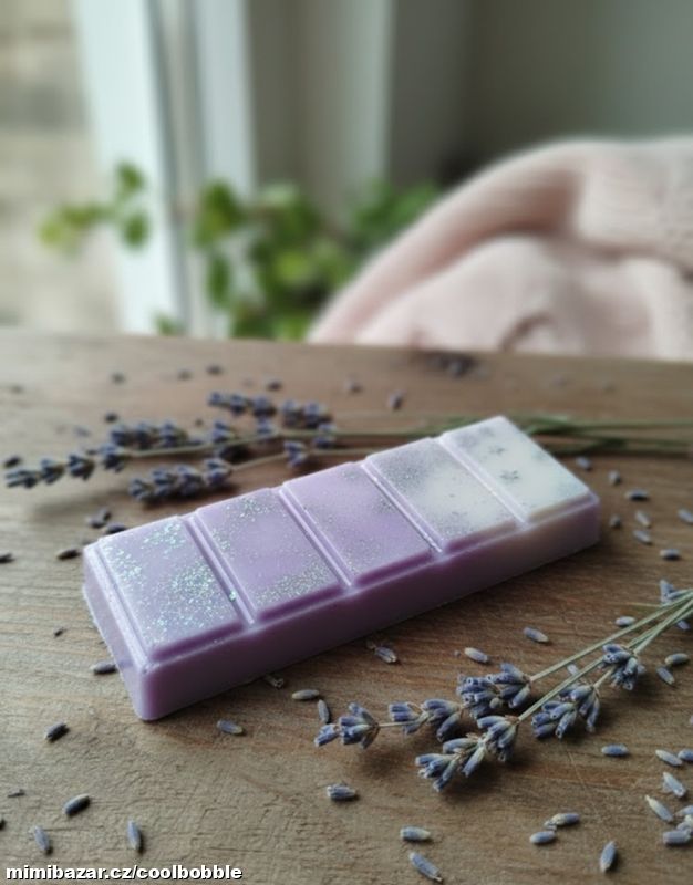 Aromavosk s vůní levandule.