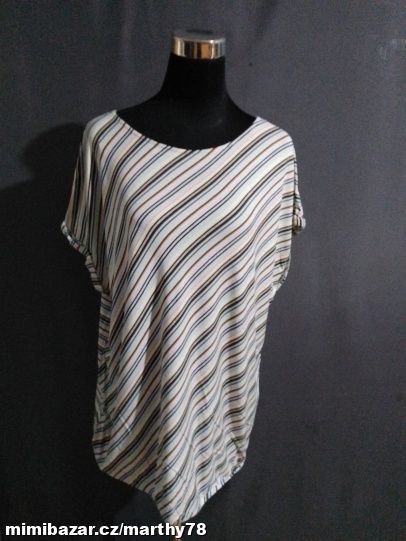 *** KRÁSNÉ DÁMSKÉ TRIKO S PROUŽKEM, VEL.XL ***