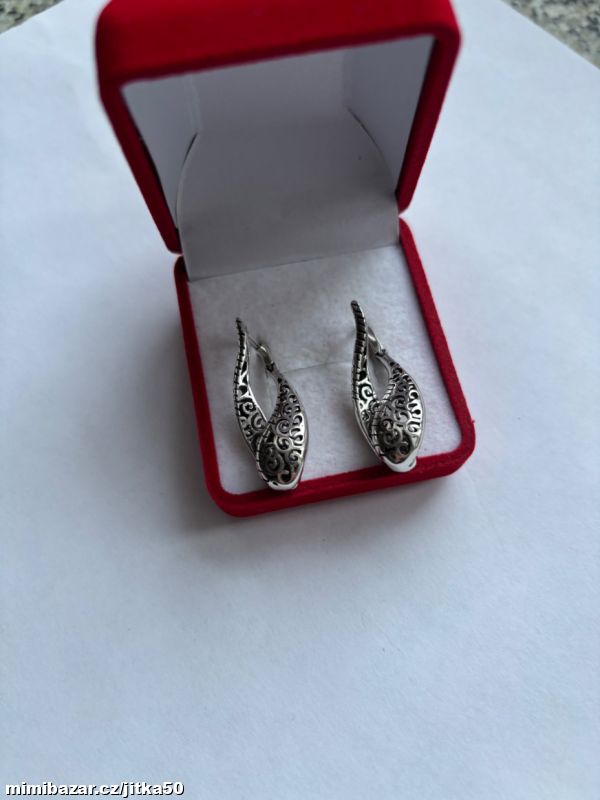 Dámské módní náušnice ze stříbra SKLADEM